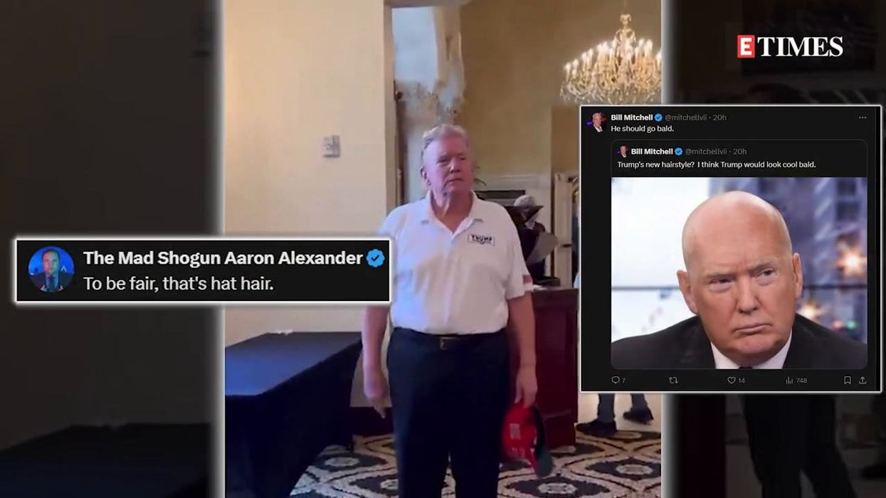 'He looks like Buzz from Home Alone': Donald Trump's new hairstyle is dividing the internet