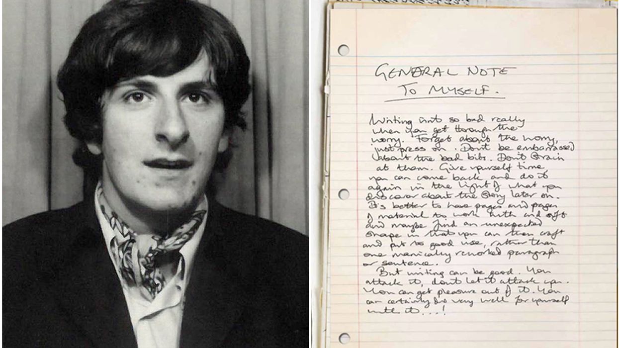 <p>Douglas Adams had to remind himself: ‘Writing isn’t so bad really when you get through the worry’ </p>