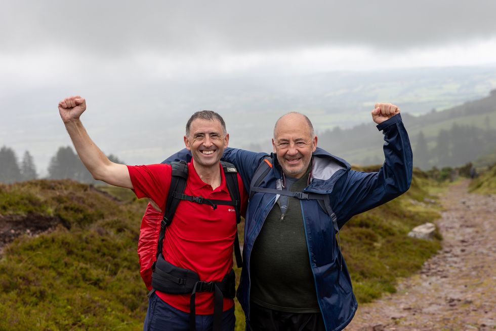 Dr Richard Horgan with his friend and colleague Prof Richard Greene