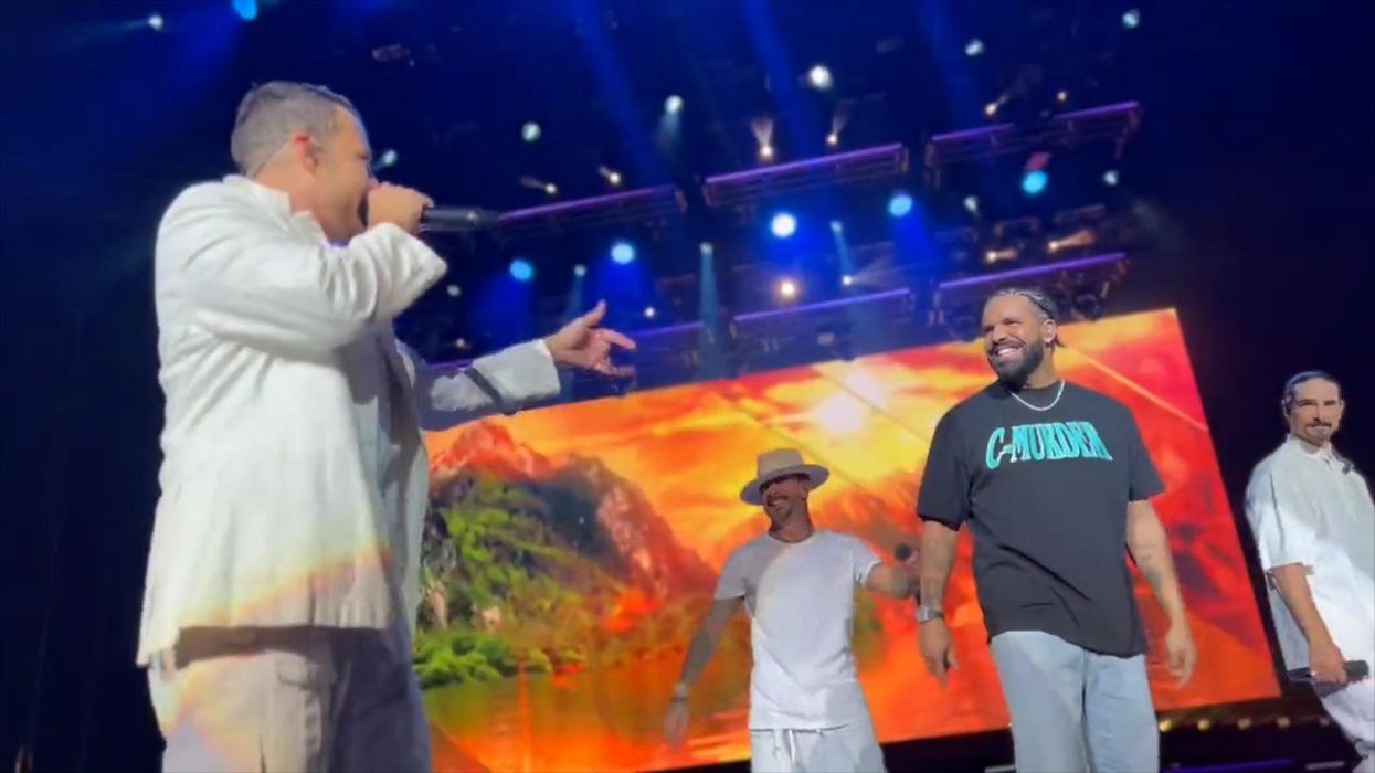 Drake joins the Backstreet Boys on stage for 'I Want It That Way' in Toronto