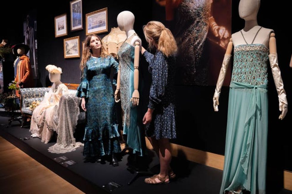 Dresses from Downton Abbey including the Criterion dress, right