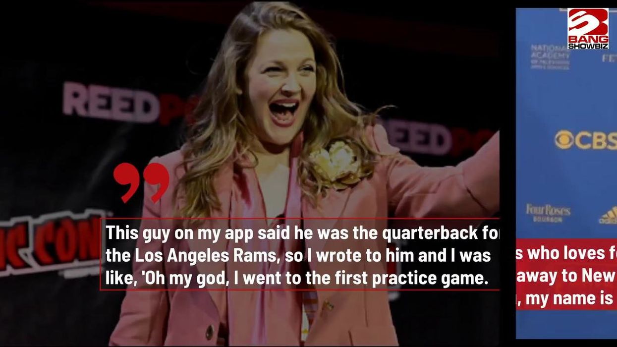 Drew Barrymore once got catfished on a dating app by an 'NFL player'