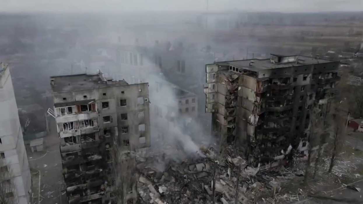 Ukrainian woman 'takes out Russian spy drone with can of tomatoes'