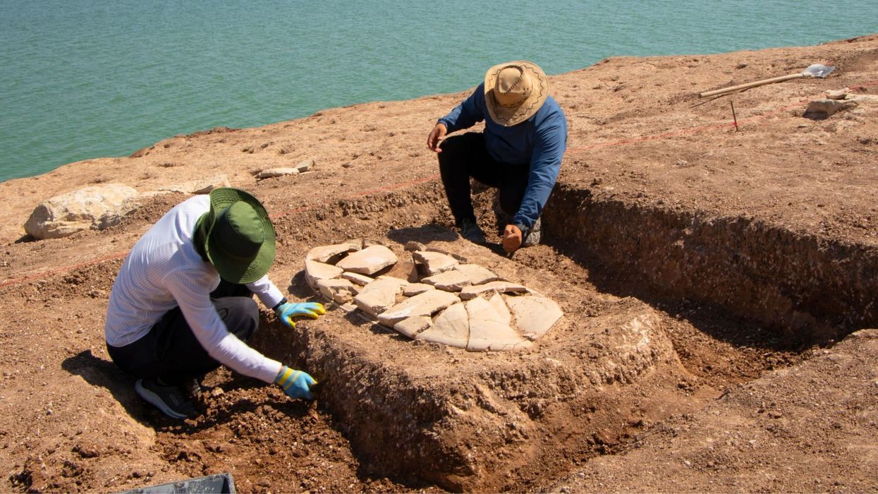 Ancient ruins discovered after massive drought exposes secrets of the land in Iraq