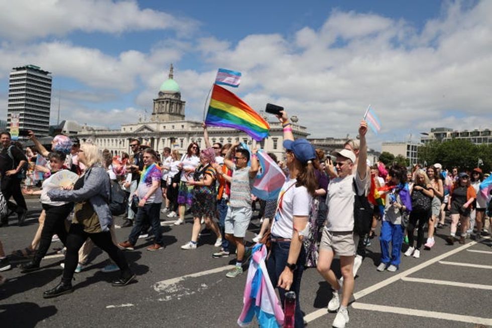 Thousands march through Dublin for Pride parade 40th anniversary indy100