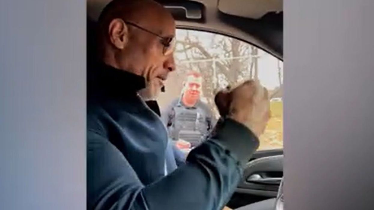The Rock sparks debate for joking to cop that he has 'lots of guns' in his car