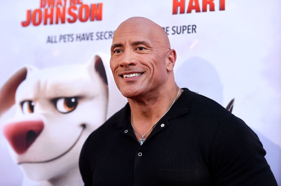 Dwayne Johnson surprises family of fans with new puppy at Super-Pets screening