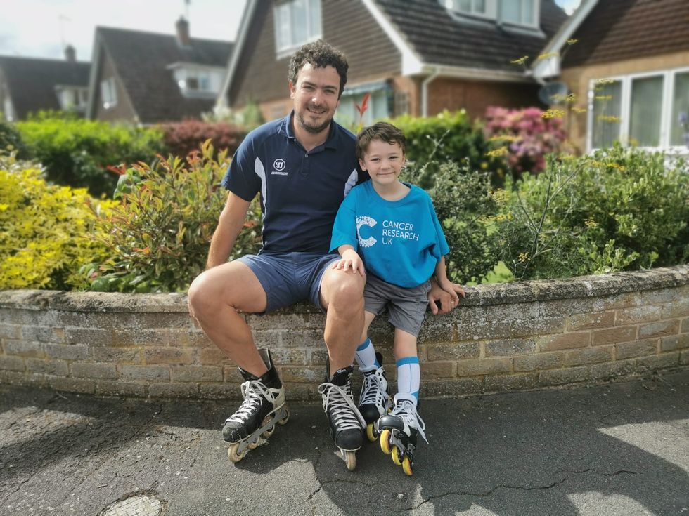 Six-year-old roller-skating 100 miles in a month raising money for cancer