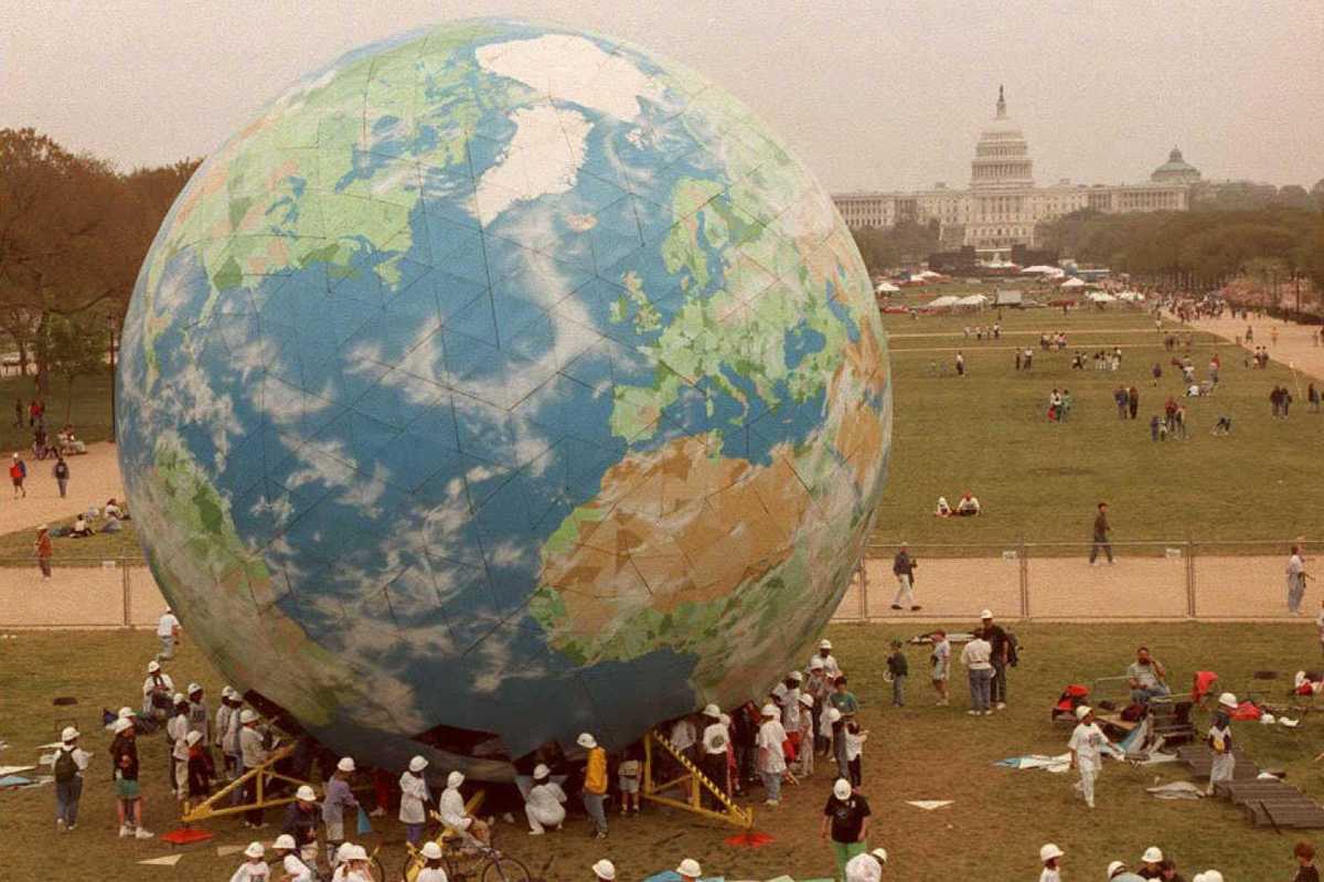 Earth Day was celebrated for the first time in 1970