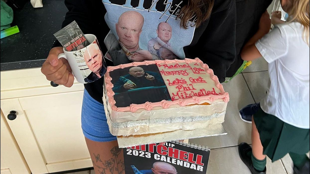 Phil Mitchell obsessive gets ultimate birthday surprise - three years in a row
