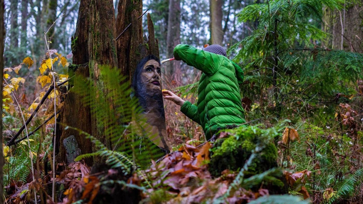 Johnny Cash mural on water tower springs embarrassing leak after being shot by vandal