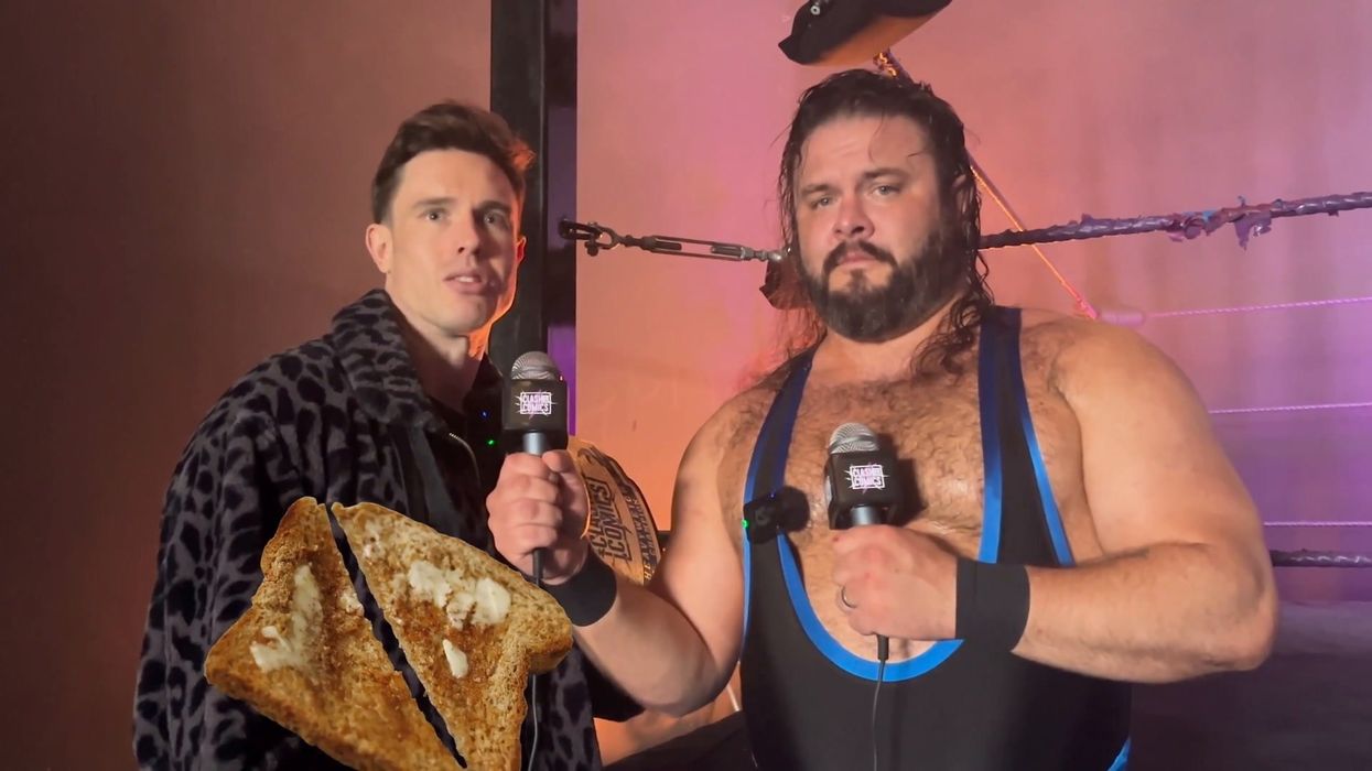 Ed Gamble and Phil Wang trash talk ahead of Clash of the Comics wrestling bout