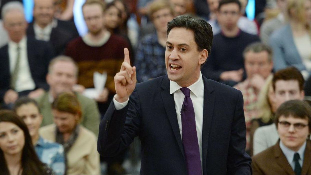 Ed Miliband speaking at the University of London on 13th November 2014