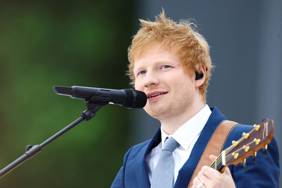 Ed Sheeran joined by Ukrainian band for live debut of collaborative track