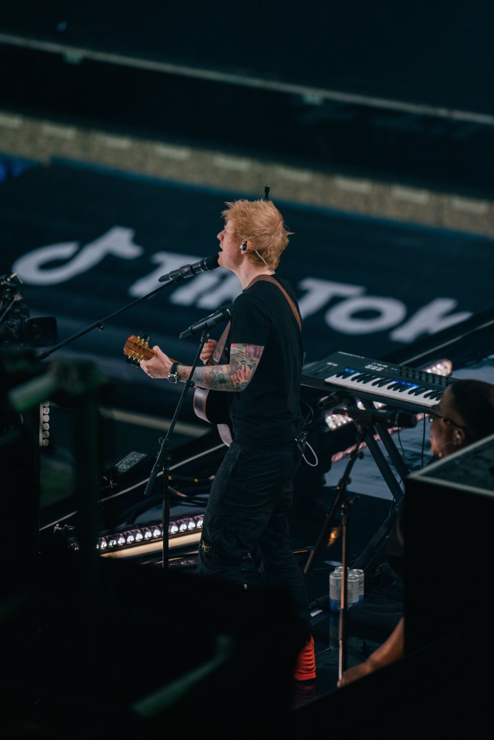 Ed Sheeran performed as part of TikTok\u2019s Uefa Euro 2020 Show on social media (Zakary Walters/PA)