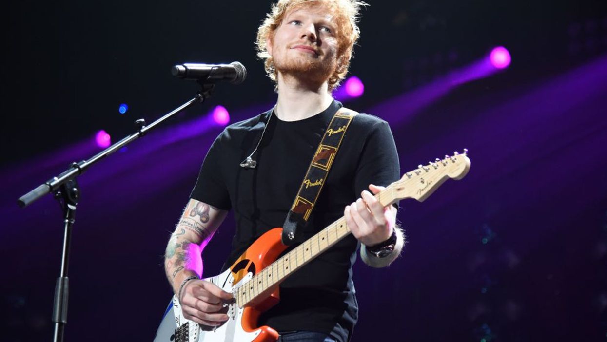 <p>Ed Sheeran was aged 15 when he appeared in the school musical </p>