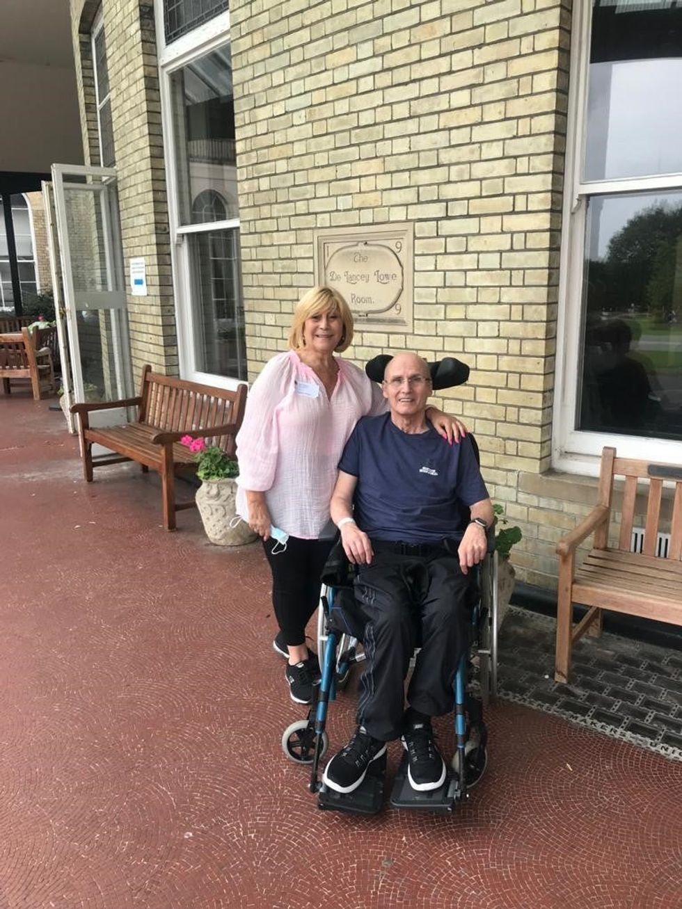 Eddie Brower with his wife, Hazel (Nadine Brower/PA).