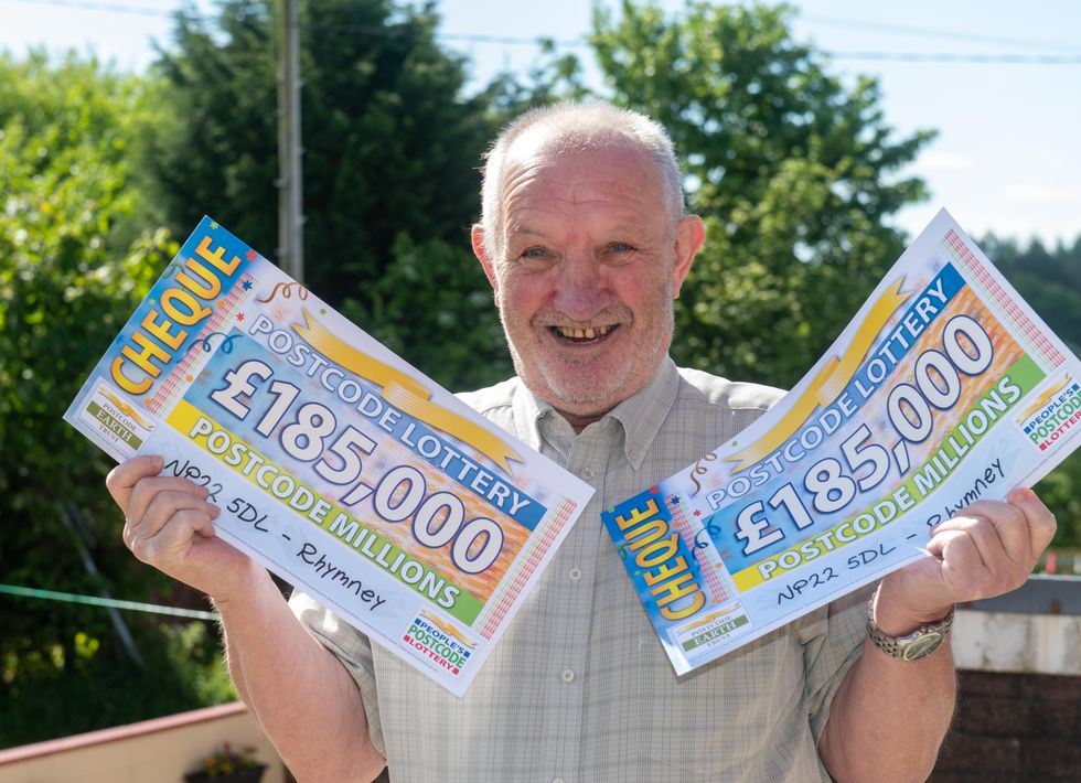 Edward Owen, 76, who played with two tickets, won \u00a3370,000 whilst the other eight winners, who each play with one ticket, walked away with \u00a3185,000 each.