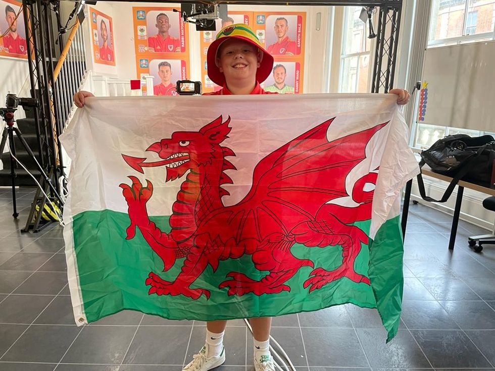 Eleven-year-old Ian Walters is one of the fan voices on the song. (Andrew Dowling)