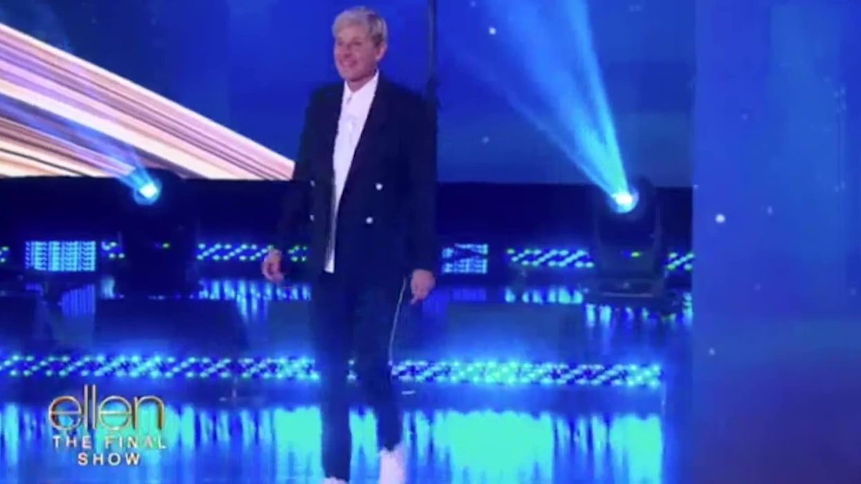 Ellen DeGeneres tears up as she leaves chat show for the final time