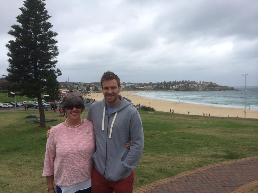 Ellen O\u2019Malley Dunlop and her son Stuart Dunlop (Ellen O\u2019Malley Dunlop/PA))