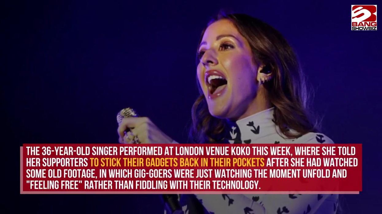 Ellie Goulding praised for response to 'uncomfortable' question about her 'boobs' at Brits