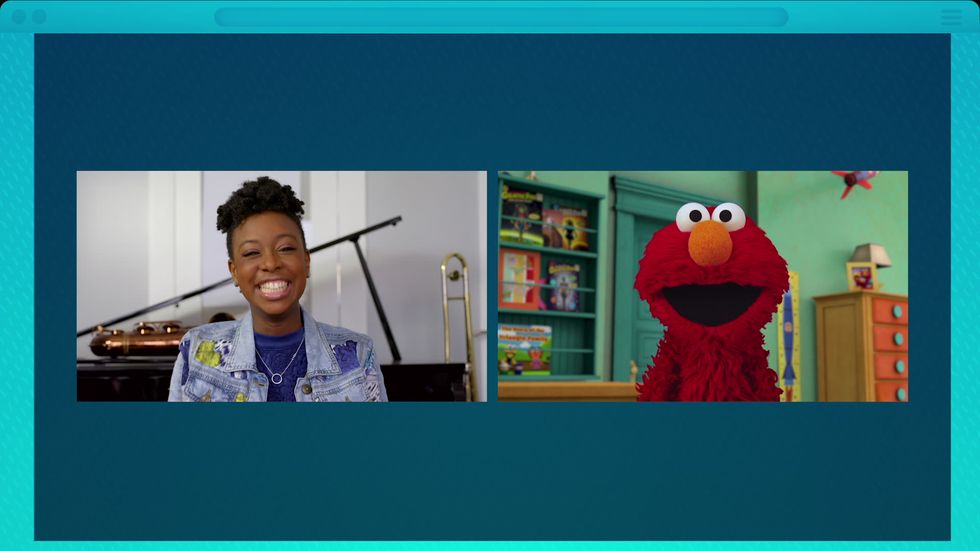 Sesame Street’s Elmo shares mindfulness moment for Children’s Mental Health Week