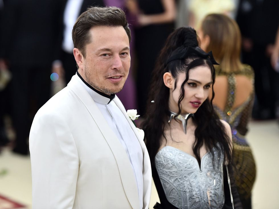 <p>Elon Musk and Grimes attend the Heavenly Bodies: Fashion & The Catholic Imagination Costume Institute Gala at The Metropolitan Museum of Art on May 7, 2018.</p>