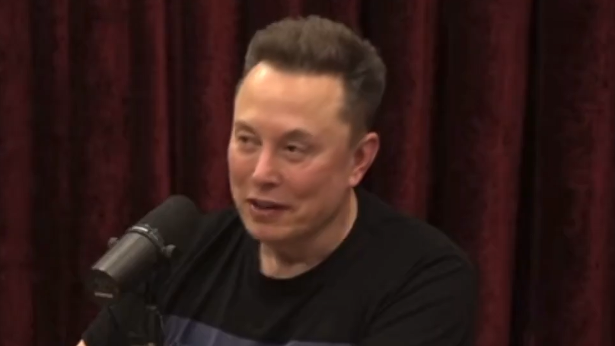 Elon Musk appearing on The Joe Rogan Experience