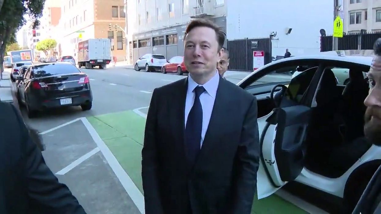 Where did Elon Musk get his 'forced to drink milk' meme from?