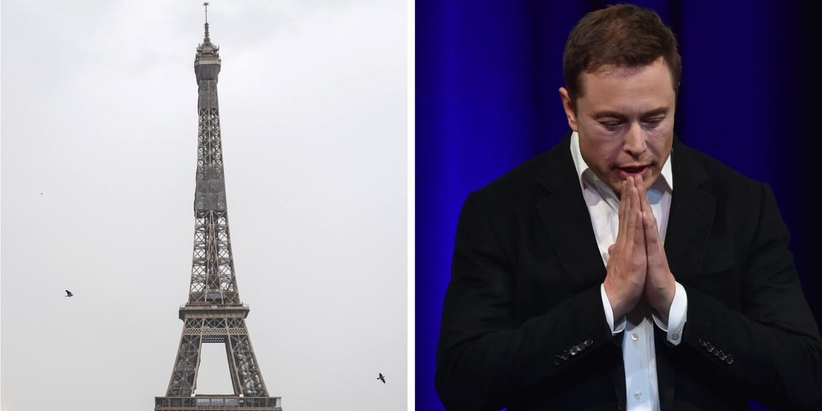 The actual Eiffel Tower is now throwing shade at Elon Musk on Twitter