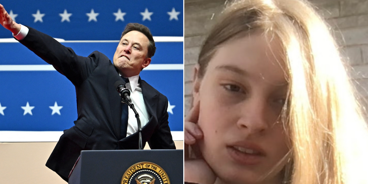 Elon Musk's estranged daughter responds to 'Nazi salute' accusations