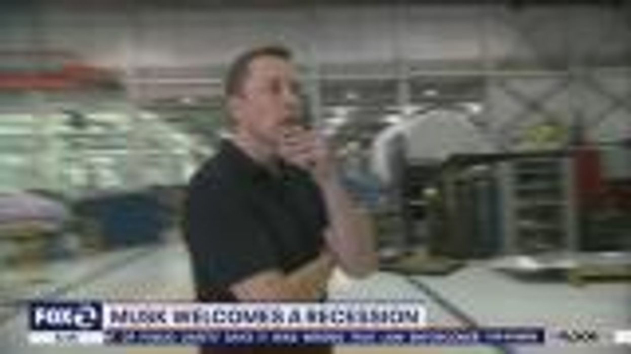 Elon Musk says a US recession is 'inevitable'