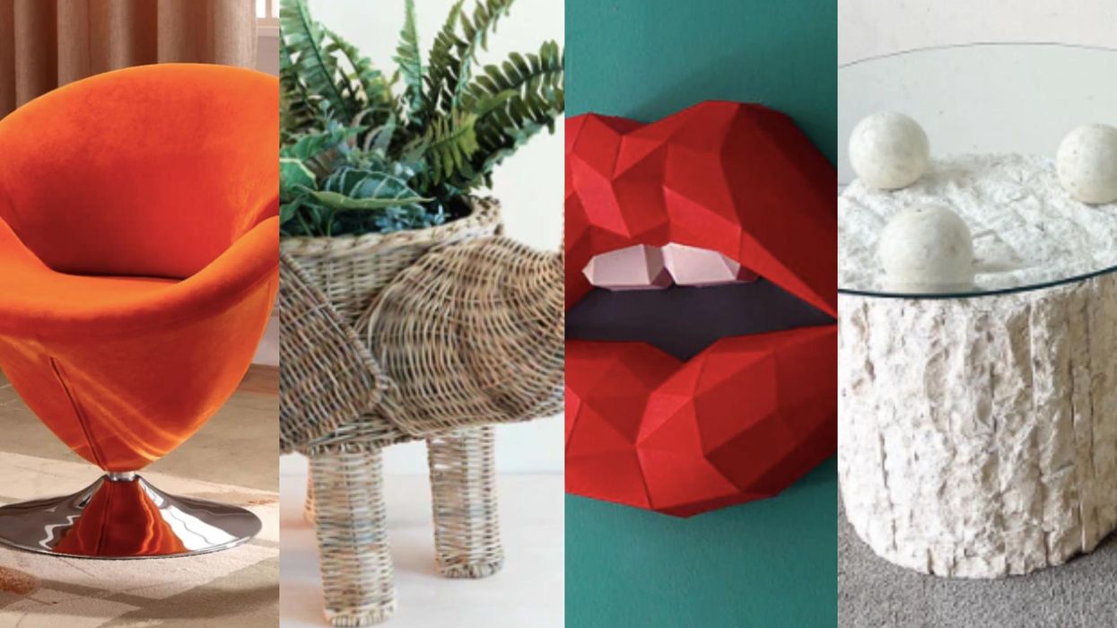 Embrace the postmodern interior design trend with one of these unconventional pieces