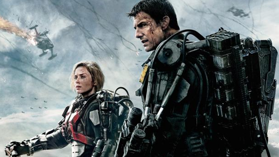 Emily Blunt and Tom Cruise in Edge of Tomorrow