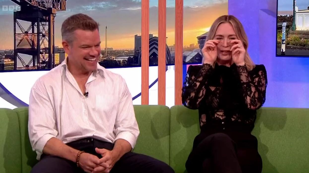 Matt Damon says it was 'hell' kissing Scarlett Johansson