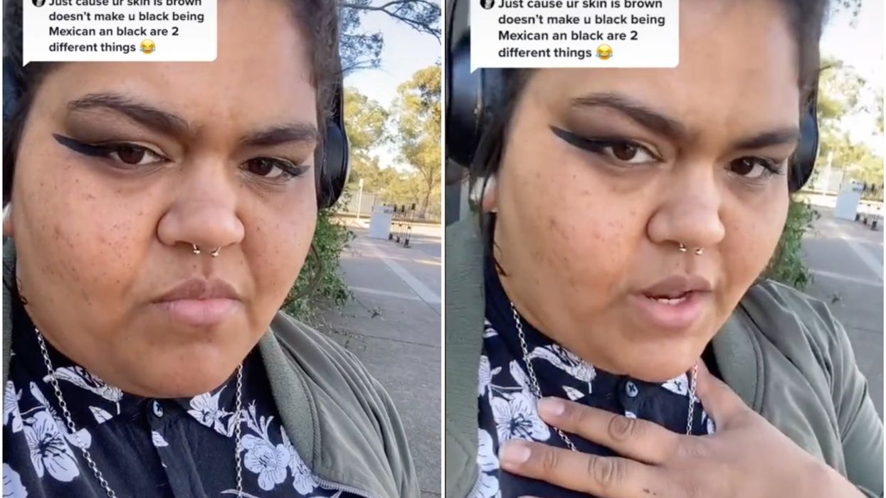 <p>Emily explained that she identifies as Black</p>