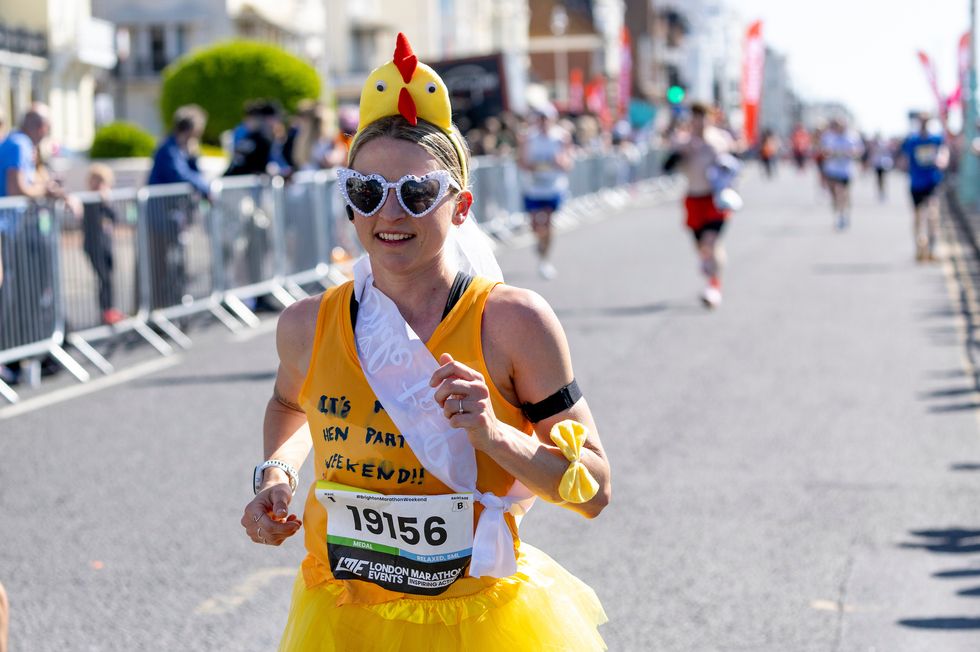Bride-to-be comes third in marathon halfway through hen-do