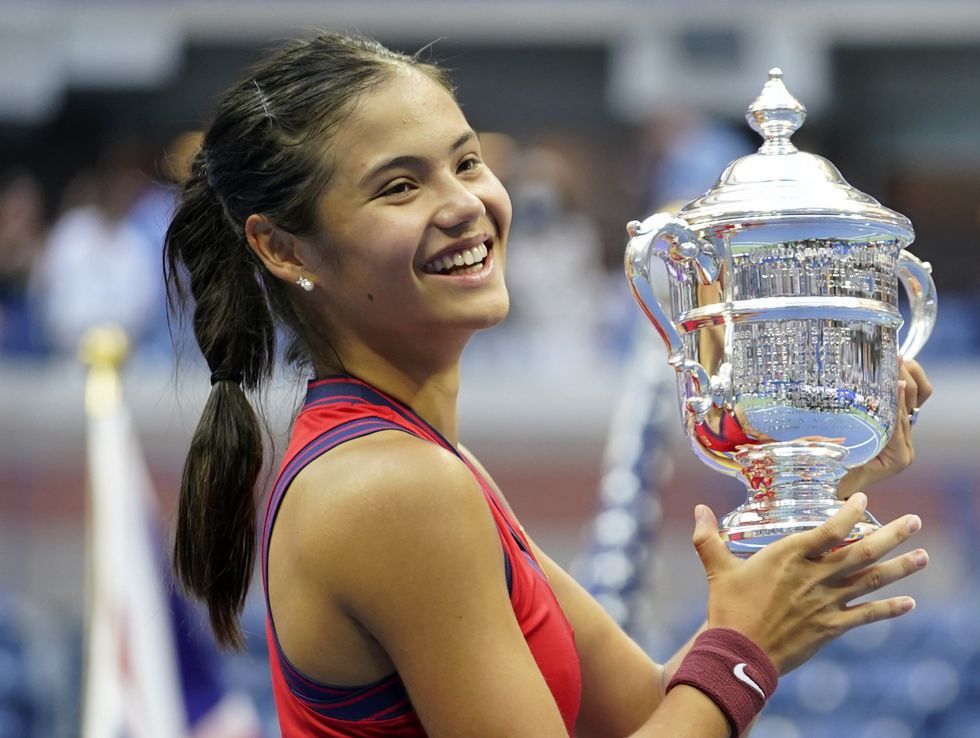 Emma Raducanu was a shock winner of the US Open women\u2019s singles title, aged 18, in September (ZUMA/PA)