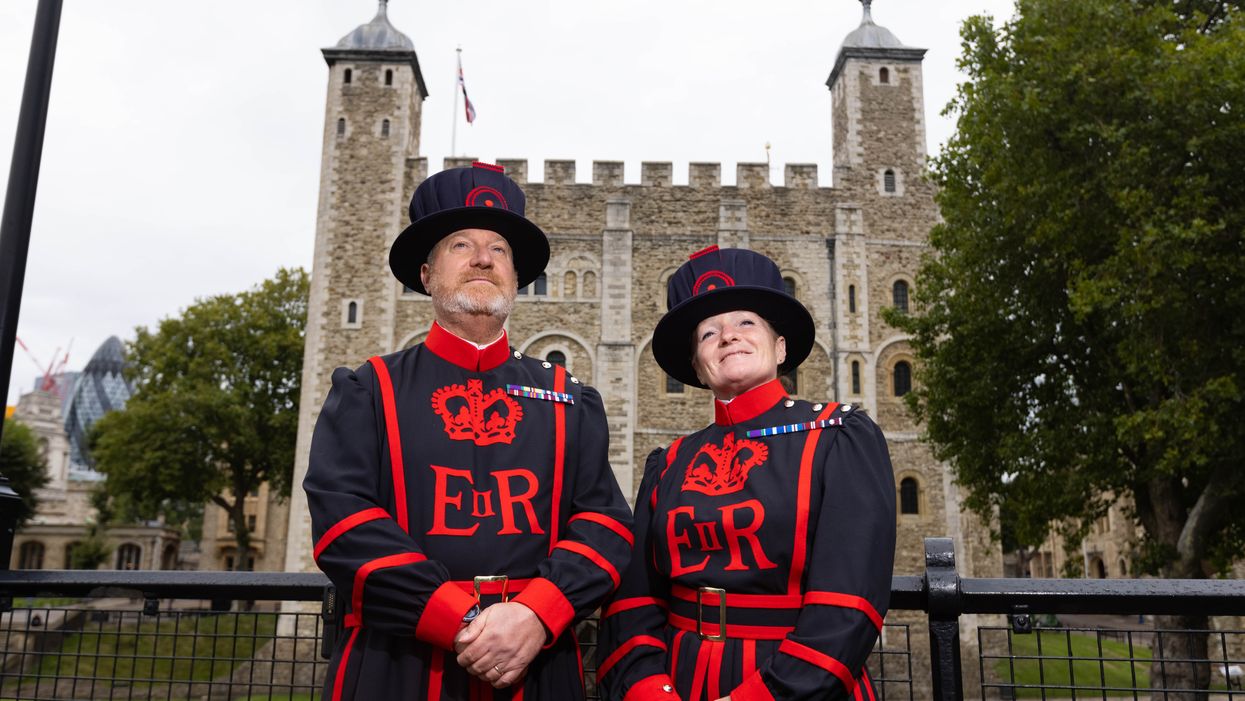 Emma Rousell, from Derby, and Paul Langley, from South Shields, become the newest Yeoman Warders at the Tower of London, taking up the iconic role of ‘Beefeater’ at the famous landmark after decades of distinguished service in the Royal Air Force (RAF). They join 30 other Yeoman Warders who live and work at the Tower of London, alongside their families (David Parry/PA)