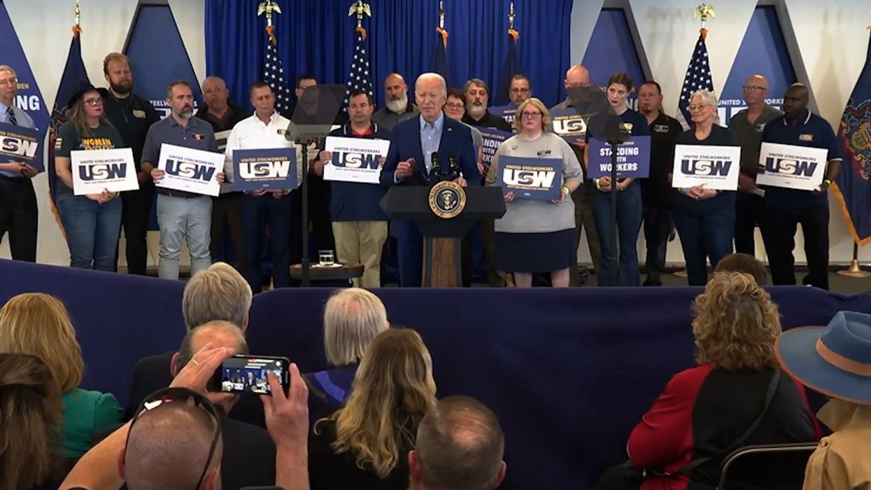 Joe Biden fights back tears as he recalls Trump's 'suckers' and 'losers' remarks
