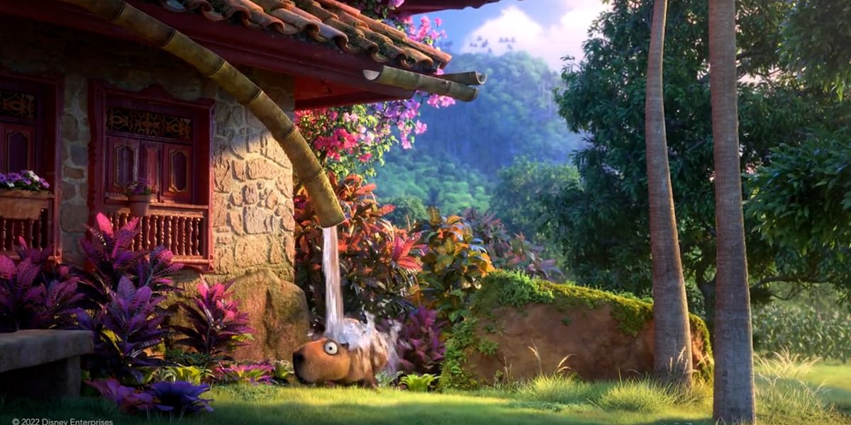 Madrigal house douses Capybara with water in Encanto’s cut post credits ...
