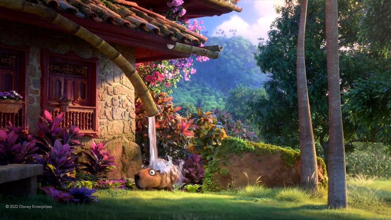 Madrigal house douses Capybara with water in Encanto’s cut post credits scene