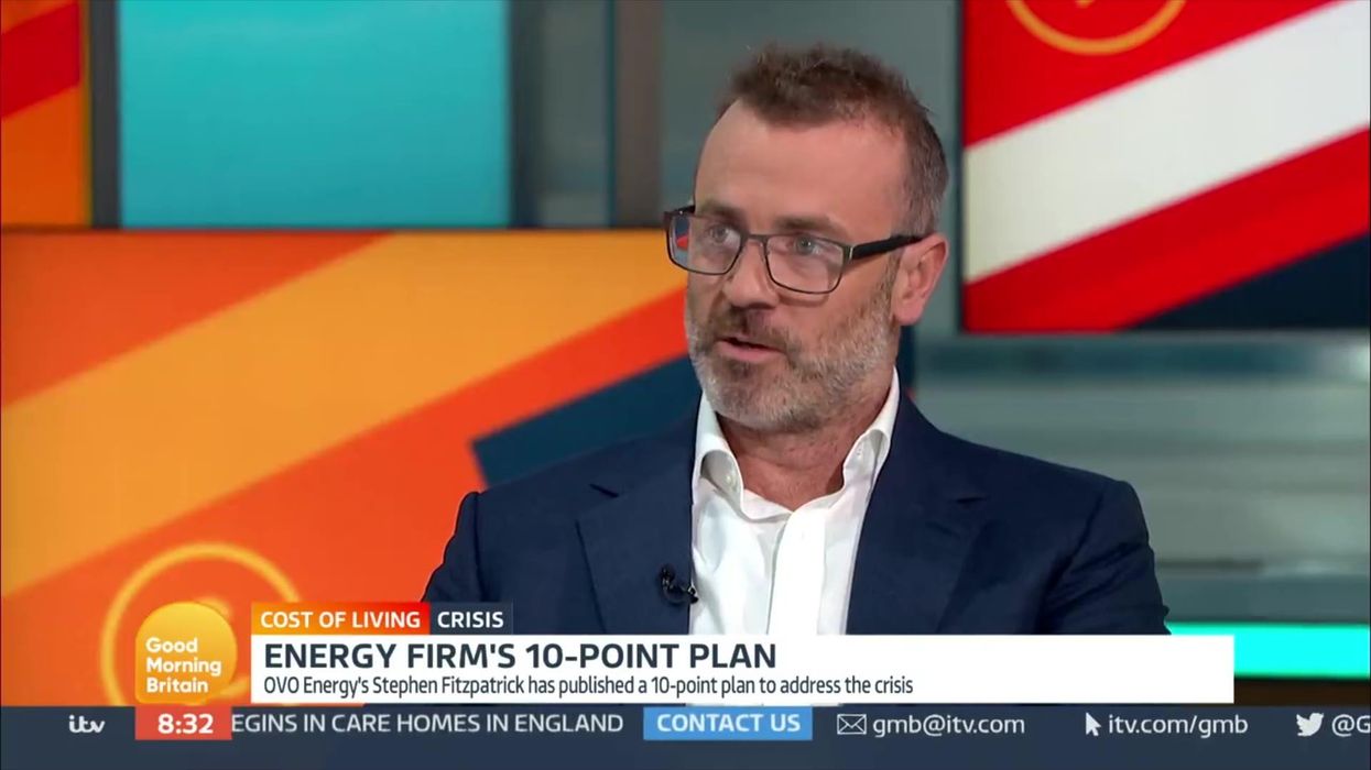 Energy firm boss looks insanely nervous as he tries to justify rising costs