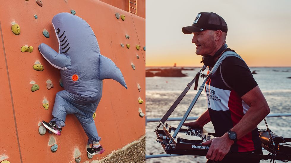 From an inflatable shark to DJ decks: the 79 London Marathon record attempts