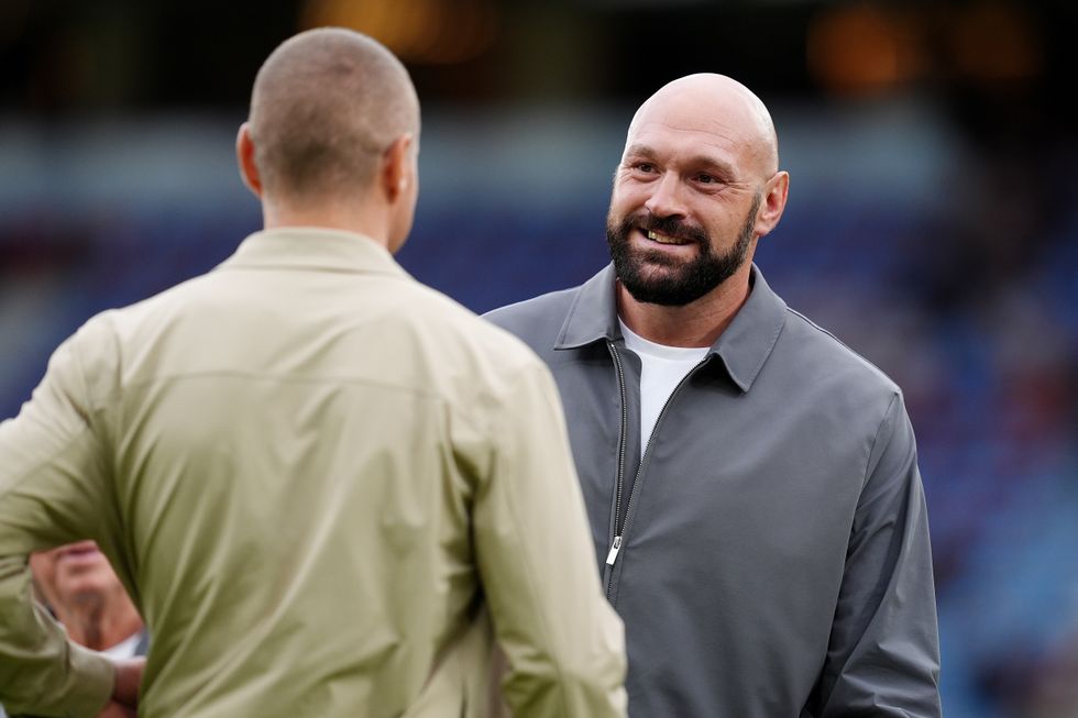 Tyson Fury swears live on ITV while giving England Soccer Aid team pre-game talk