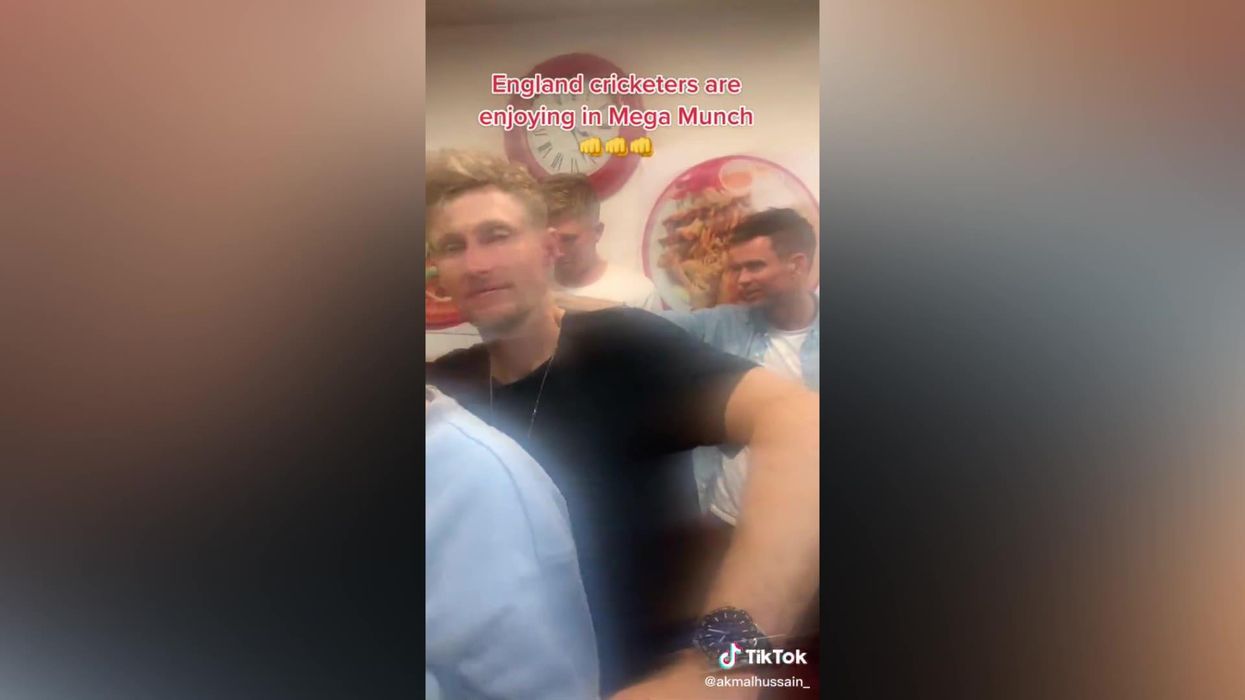 England cricket team celebrate memorable Test win with kebabs