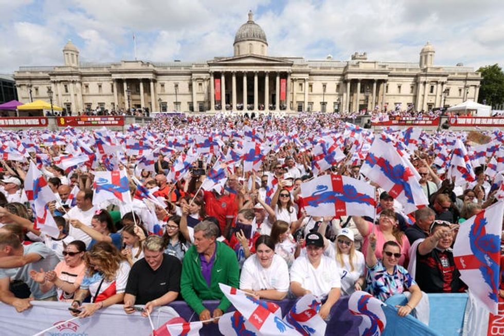 England\u2019s Euro 2022 success \u2013 Trafalgar Square