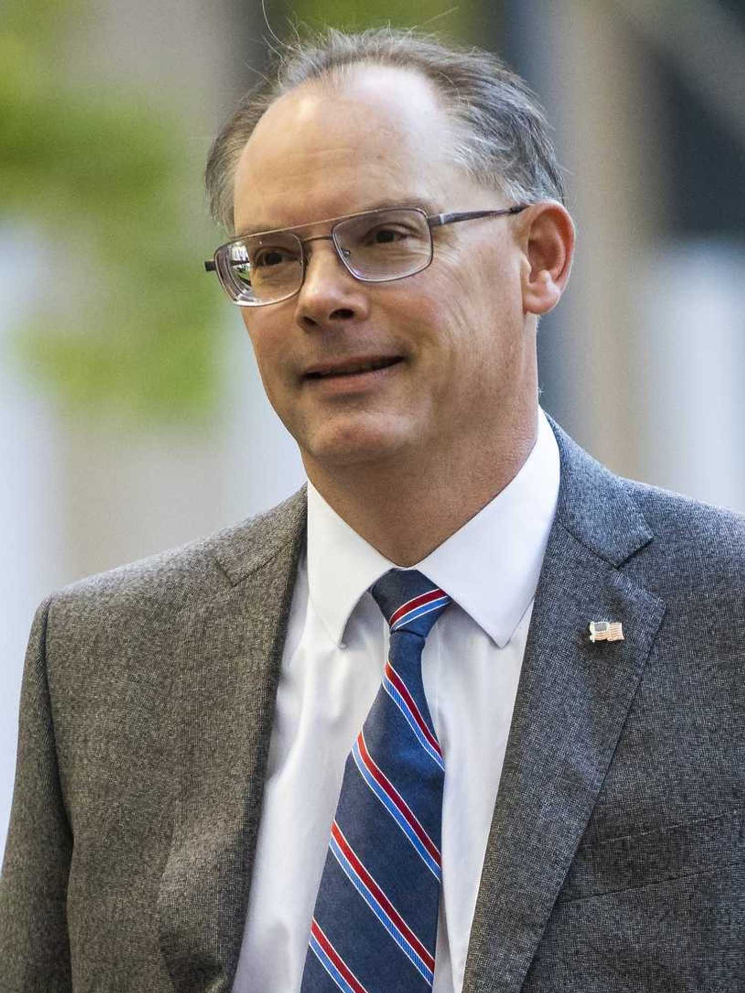 Epic Games CEO Tim Sweeney arrives at the United States District Court on May 20, 2021 in Oakland, California