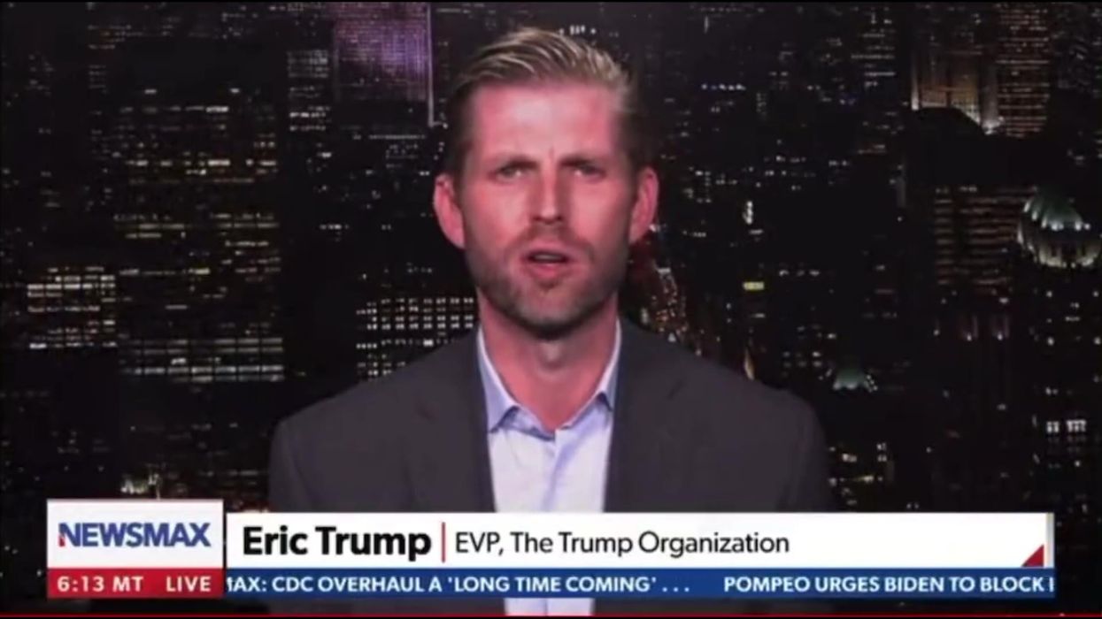 Eric Trump says dad was 'first president in history that didn't start a war'